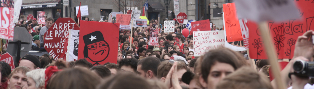 Vol. 15, Num. 2 (2012) - La grève étudiante au Québec - photo : Socialist Canada, Socialist Quebec